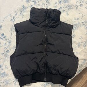 Black Puffer Vest